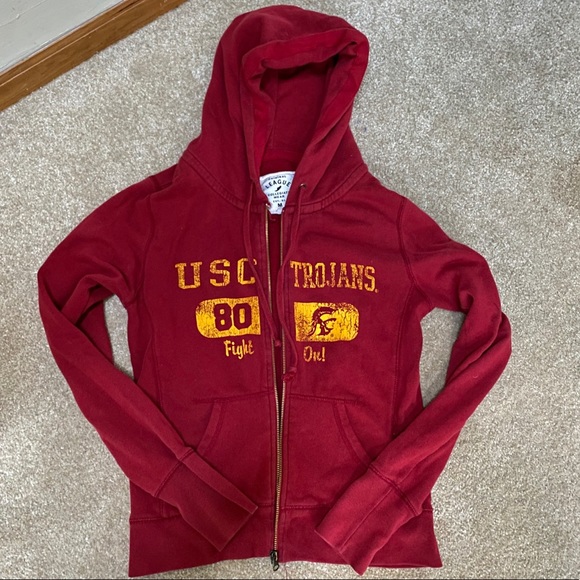 usc zipper hoodie